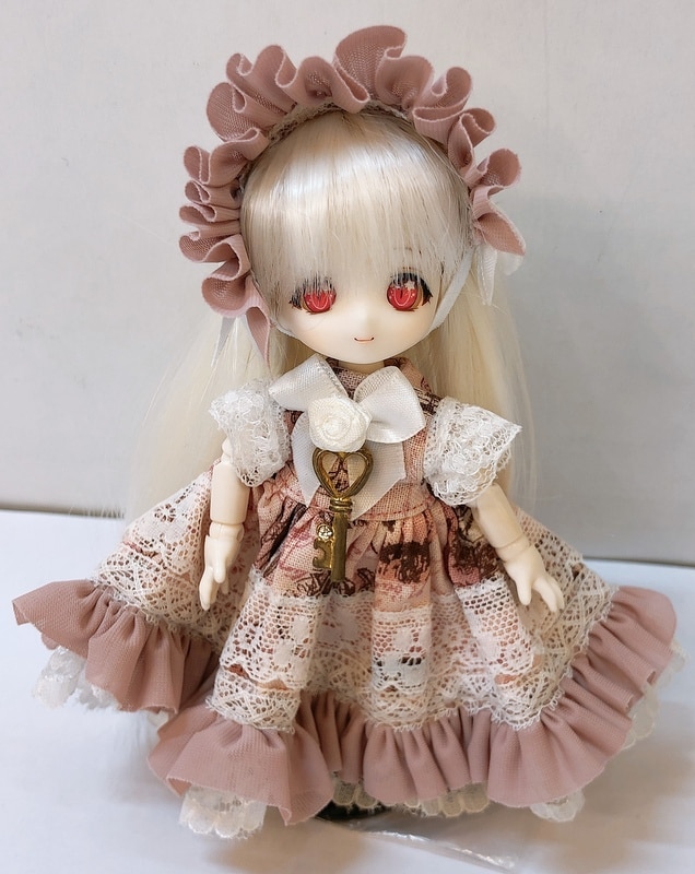 DOLLCE あまむす ミニスウィーツドール バニラ スノーバニラ オビツ11 