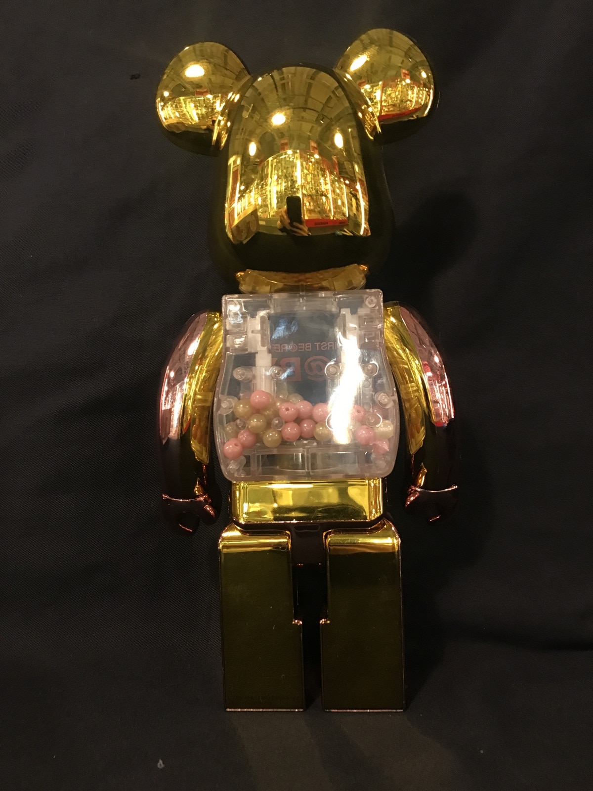 Medicom Toy My First BEARBRICK Baby Gold And Silver Version 400