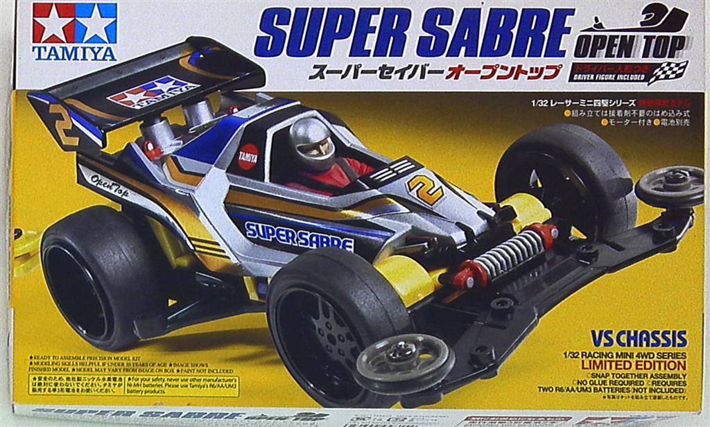 タミヤ レーサーミニ四駆 スーパーセイバー オープントップ VSシャーシ