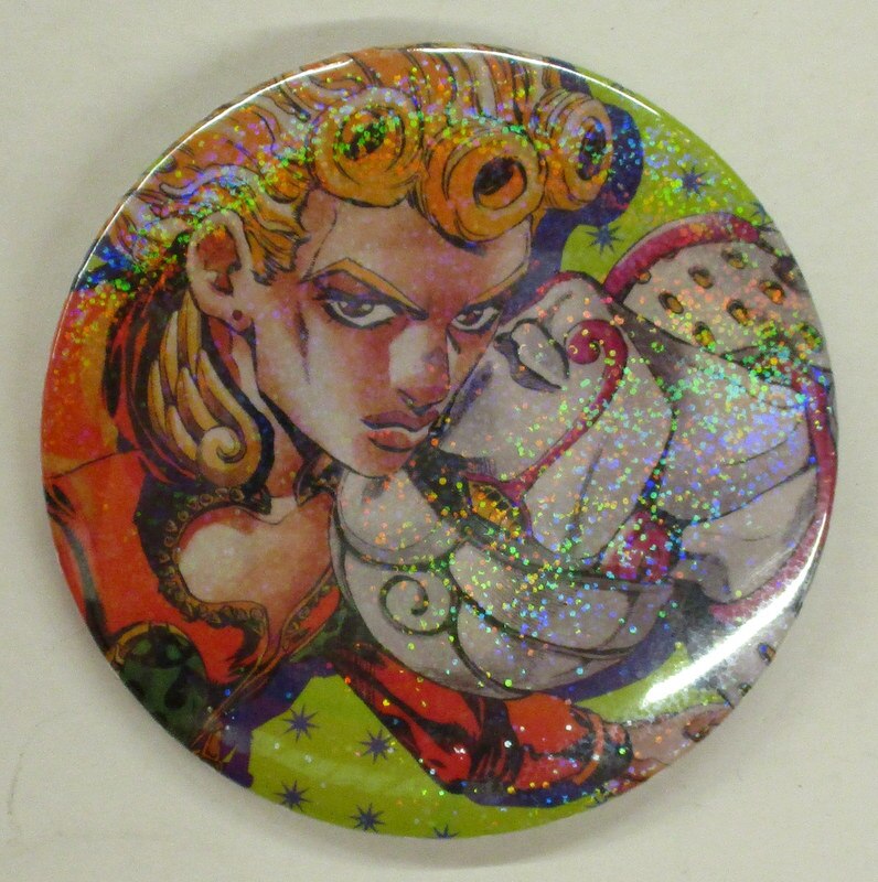 ジョジョの奇妙な冒険 原画展 缶バッジ ジョルノ
