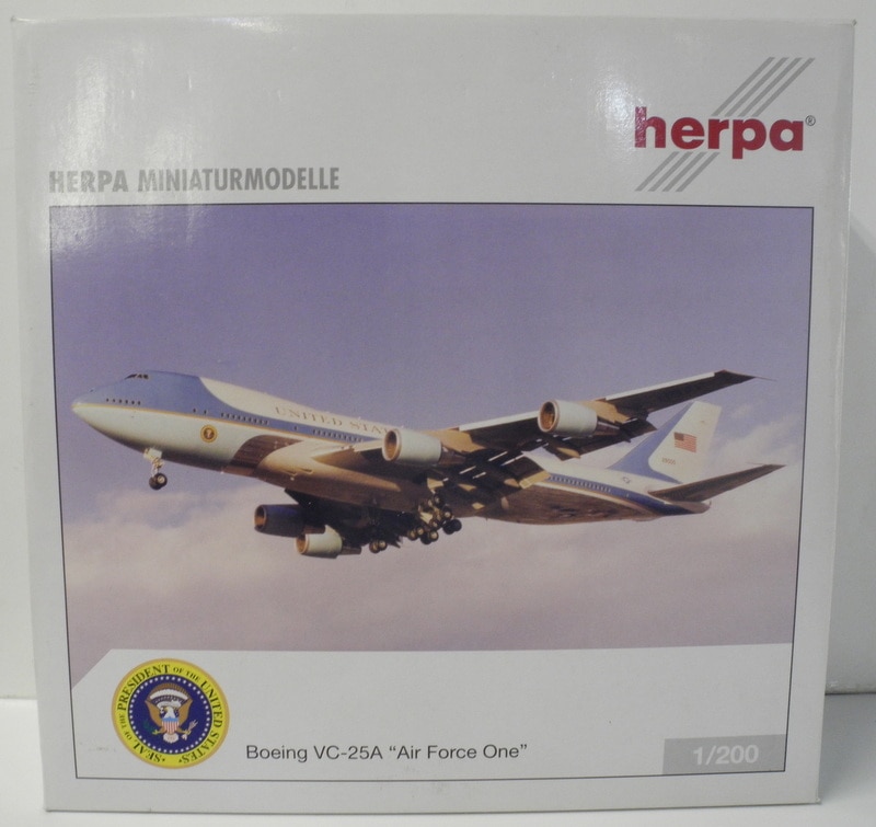 HERPA 1 200 US Air Force Boeing VC 25A Air Force One with