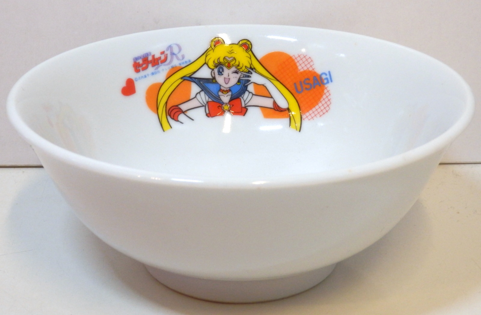 セーラームーンr ラーメンどんぶり ムーン ルナ アルテミス オレンジ ハート まんだらけ Mandarake