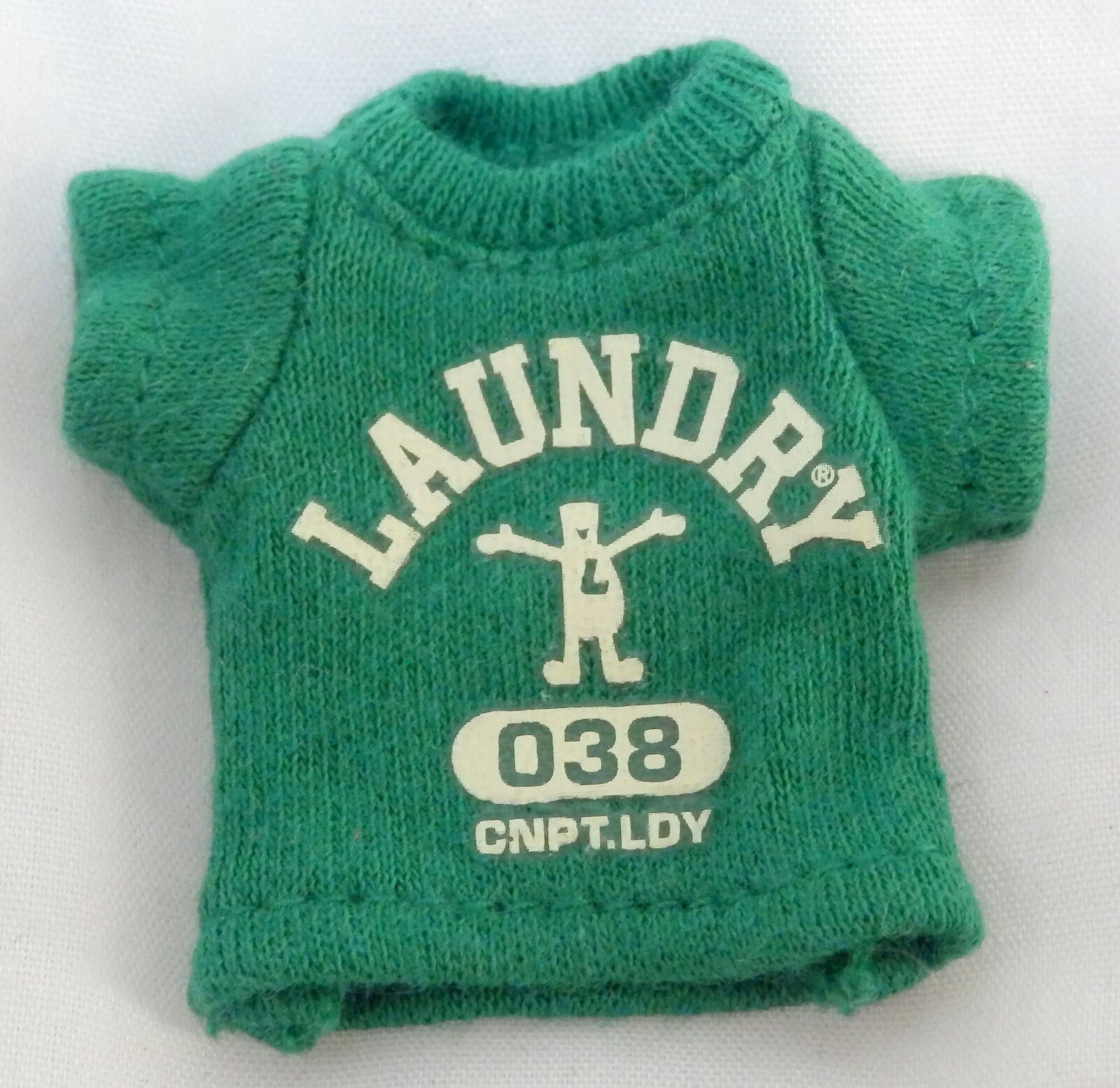 ドール衣装 1/12サイズ(プチブライス・オビツ11など) Laundry プリント