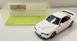 トミー/ トミカ中国製/P&S特注 プリンス&スカイラインミュージアム スカイラン GT-R R32 白 内装：黒 Prince&Skyline Museumピンクタンポ 20