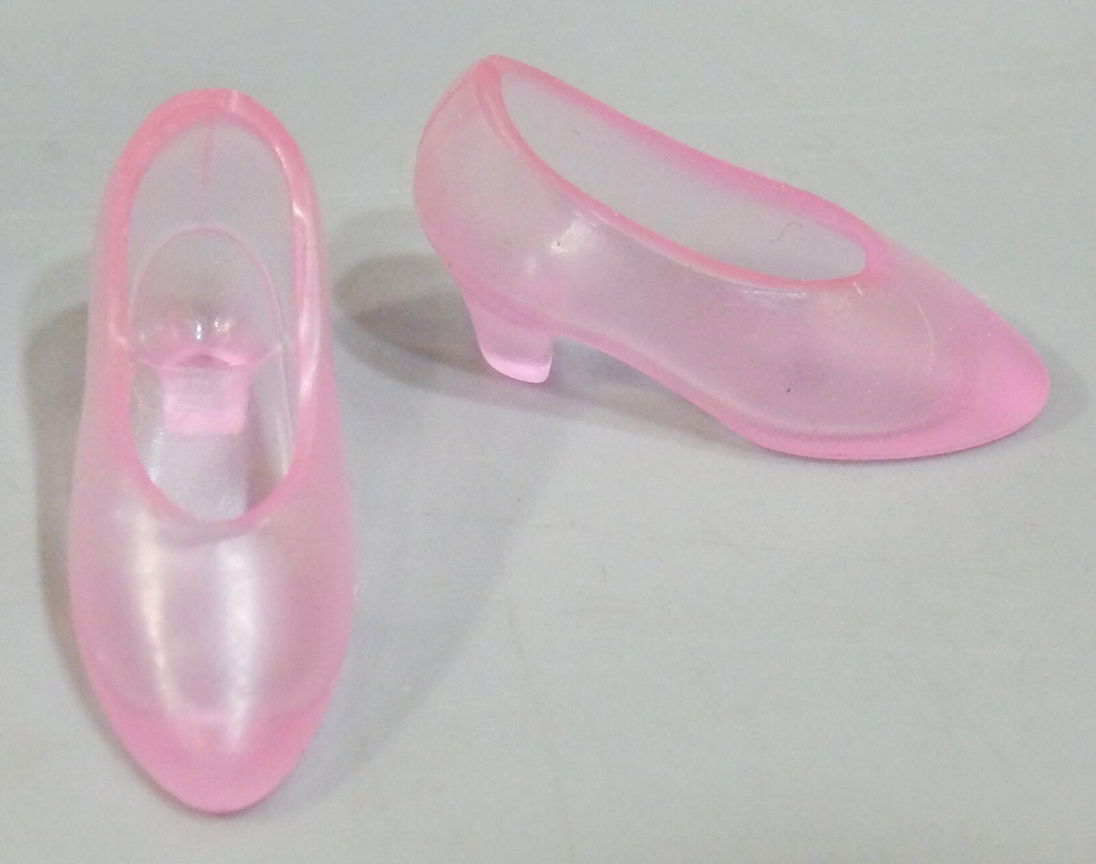 Clear hotsell pink pumps