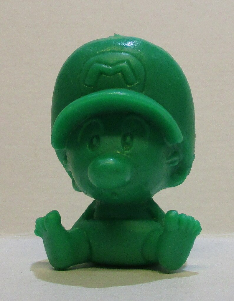 bandai super mario yoshi island (food玩版) [baby mario (green)