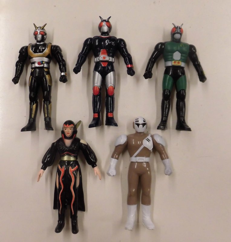 仮面ライダーBLACK RX クライシス帝国ソフビ 5体セット - 特撮