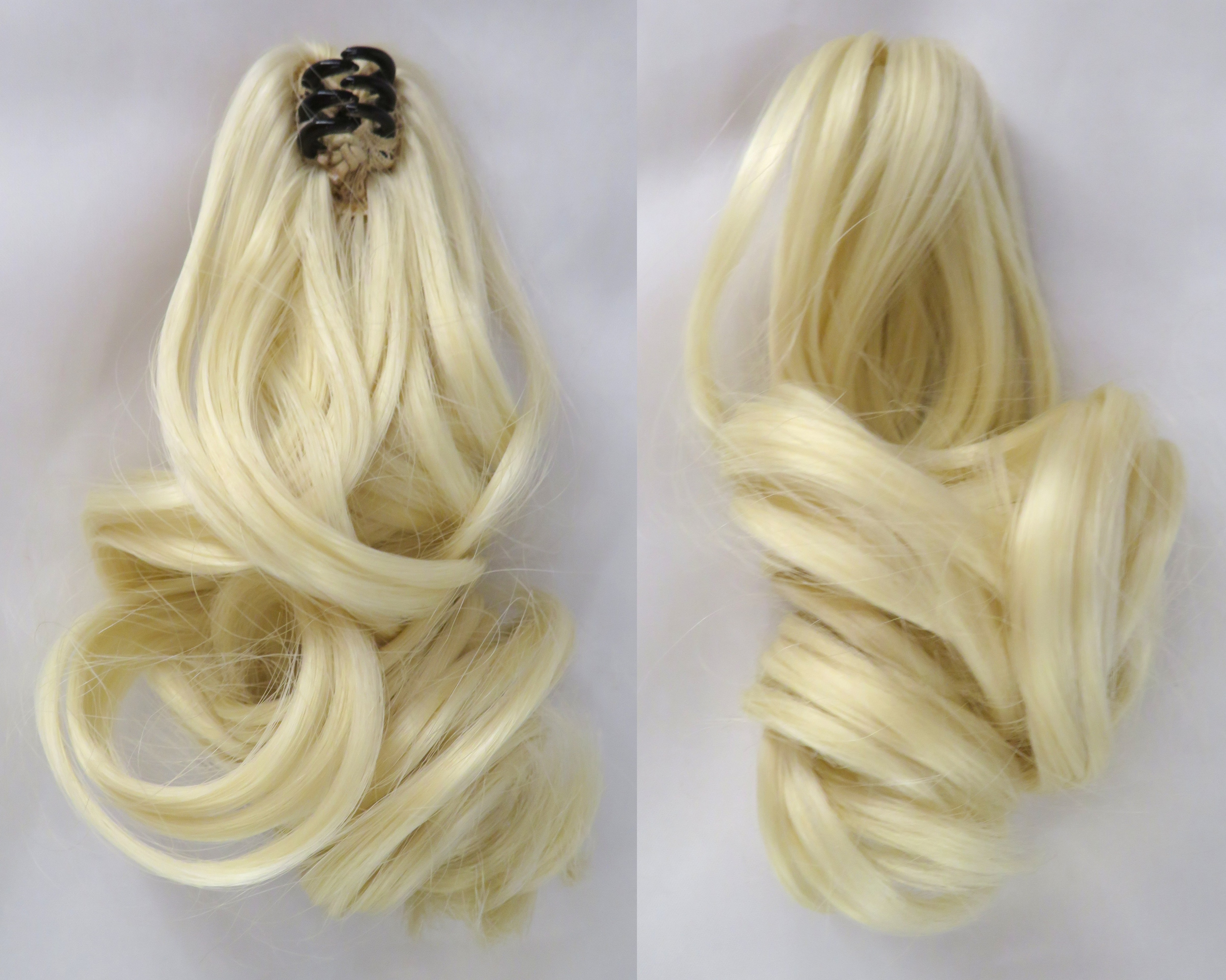 for dolls msd size half up long curls vance type platinum blonde
