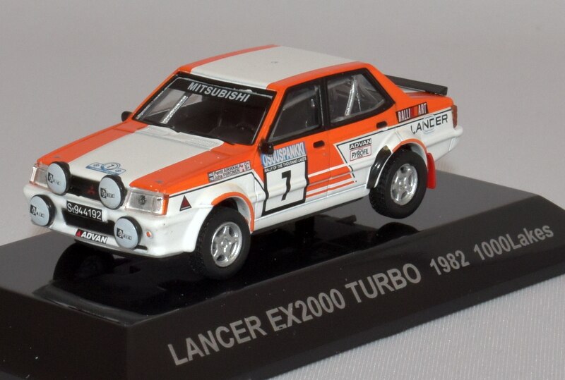 CM's 1/64 Rally Car Collection LANCER EX2000 TURBO # 7 1982 1000