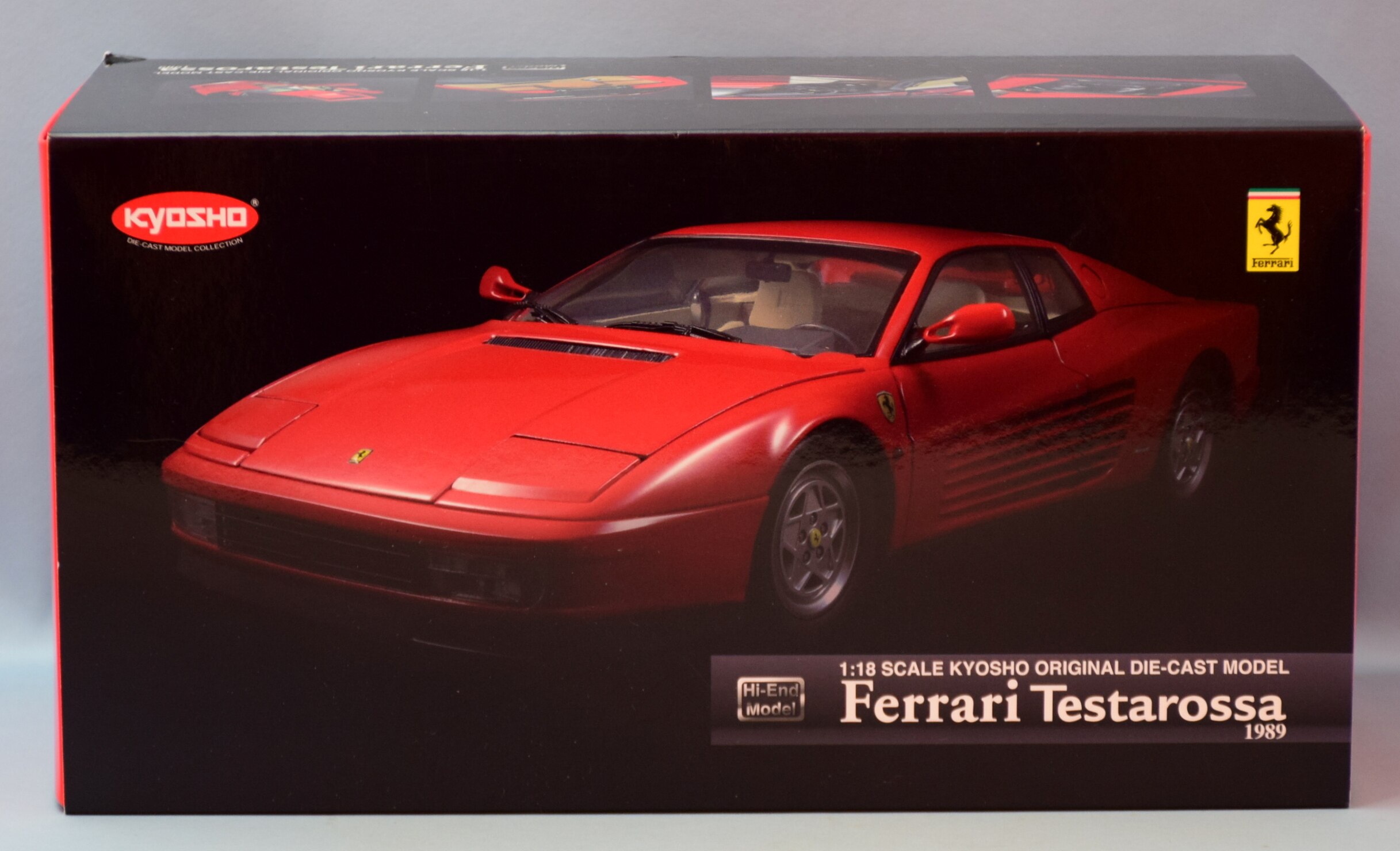 大人気新品京商 1/18 フェラーリ テスタロッサ 1989 Ferrari Testarossa 乗用車