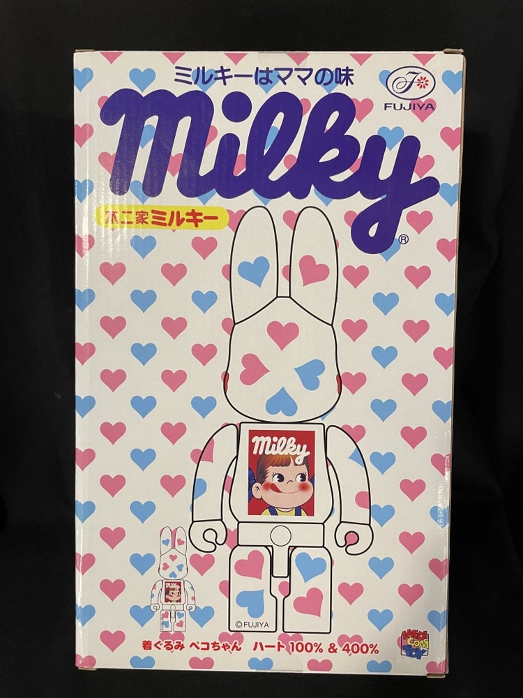 MEDICOM TOY - BE@RBRICK 着ぐるみ ペコちゃん ハート 100％ & 400％