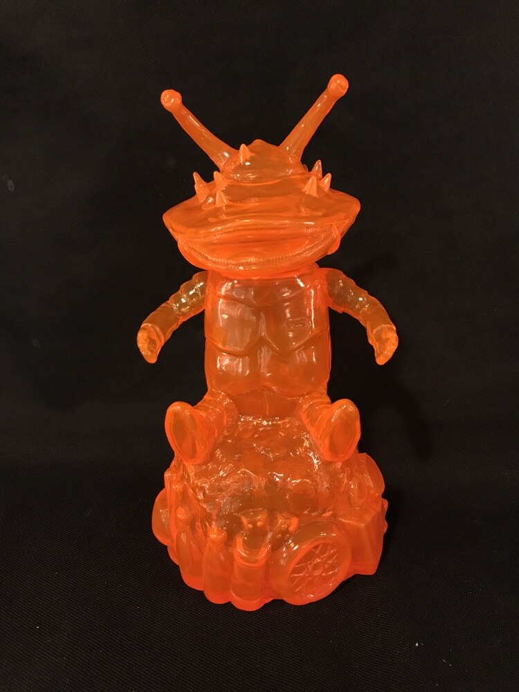 マーミット ビニールパラダイス 開田祐治イラスト版カネゴン 貯金箱 オレンジ成型 マーミット ビニールパラダイス 開田祐治イラスト版カネゴン 貯金箱