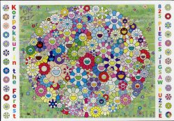 Takashi Murakami Kaikai Kiki Cherry Blossom Jigsaw Puzzle (1,050 Pieces)