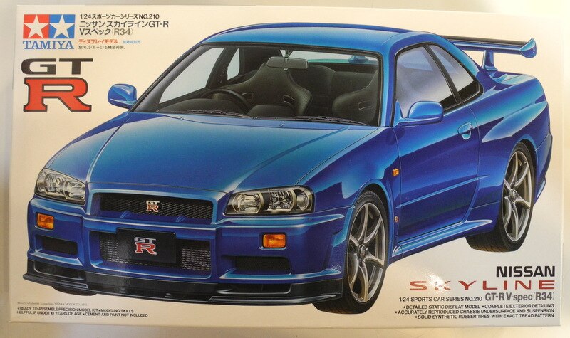 タミヤ1/24 ニッサン スカイラインGT-R Vスペック R34 - 模型/プラモデル