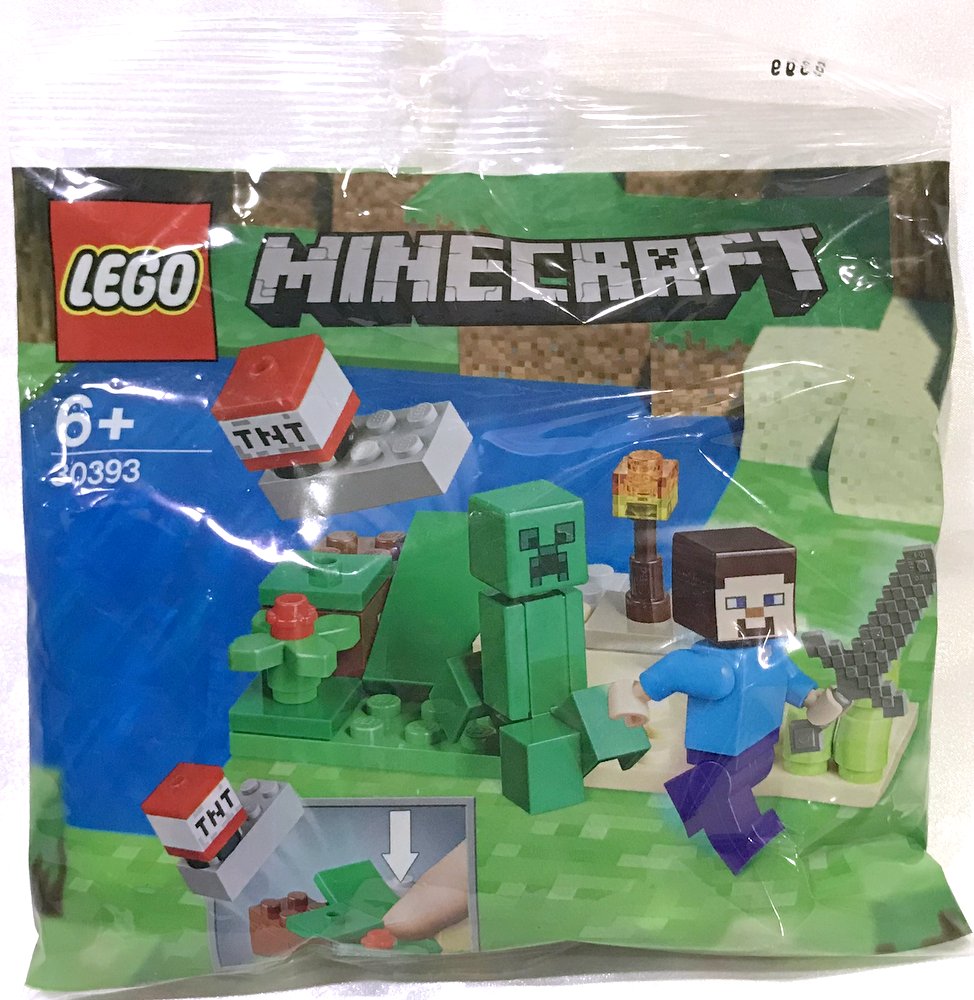 LEGO   Polybag 30393 Minecraft Steve and Creeper Neu 