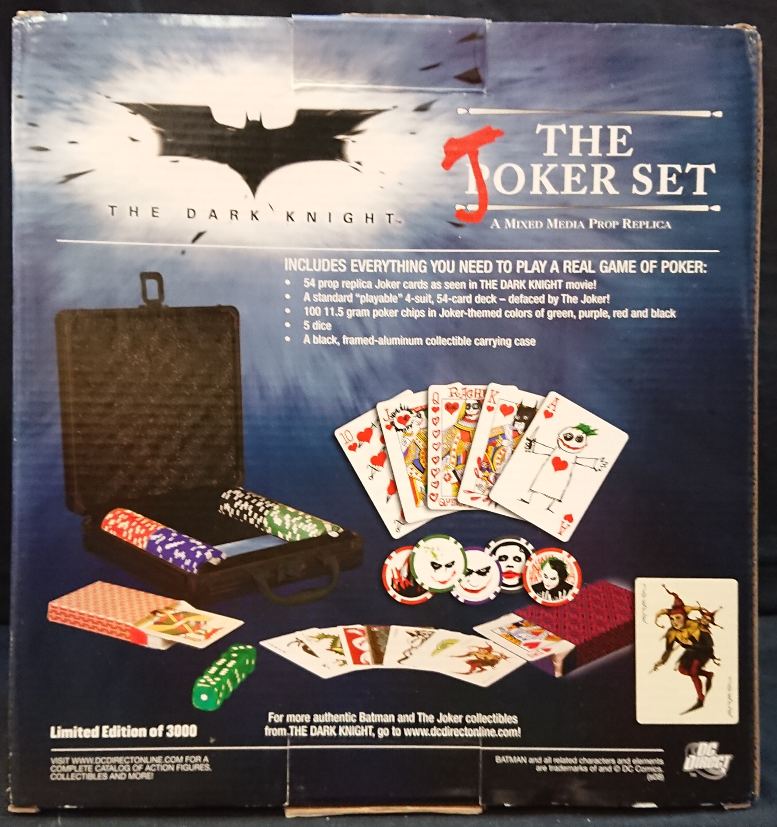 DC DIRECT A MIXED MEDIA PROP REPLICA 【ジョーカーセット(ポーカーセット)/THE POKER SET (THE  JOKER SET)】 | まんだらけ Mandarake