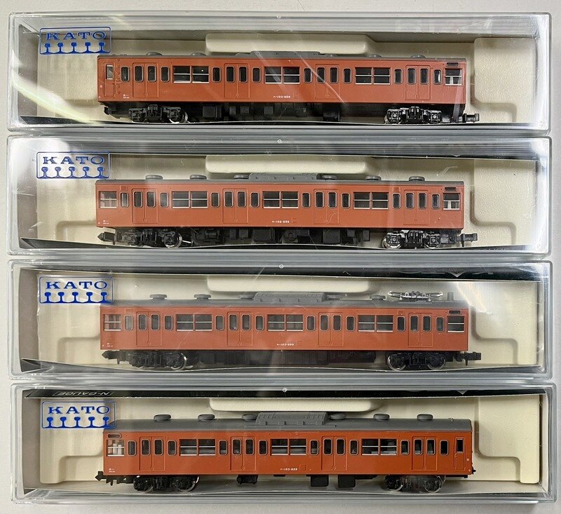 関水金属 103系 最初期製品 オレンジ 4両セット - 鉄道模型