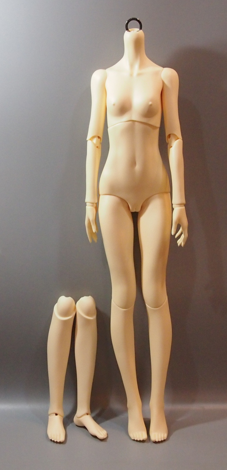 フラワーB ブルーグレイ BJD CROBI M-Line Girl Body 本体のみ ドール