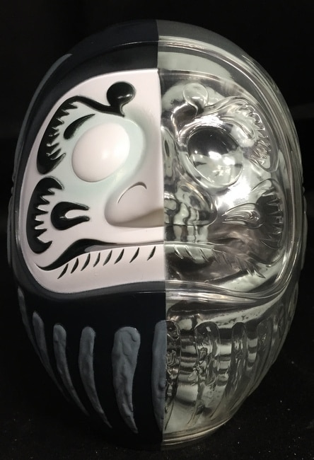 SECRETBASE KAZZROCK DARUMA SKULL X-RAY FULL COLOR NAVY (clear 