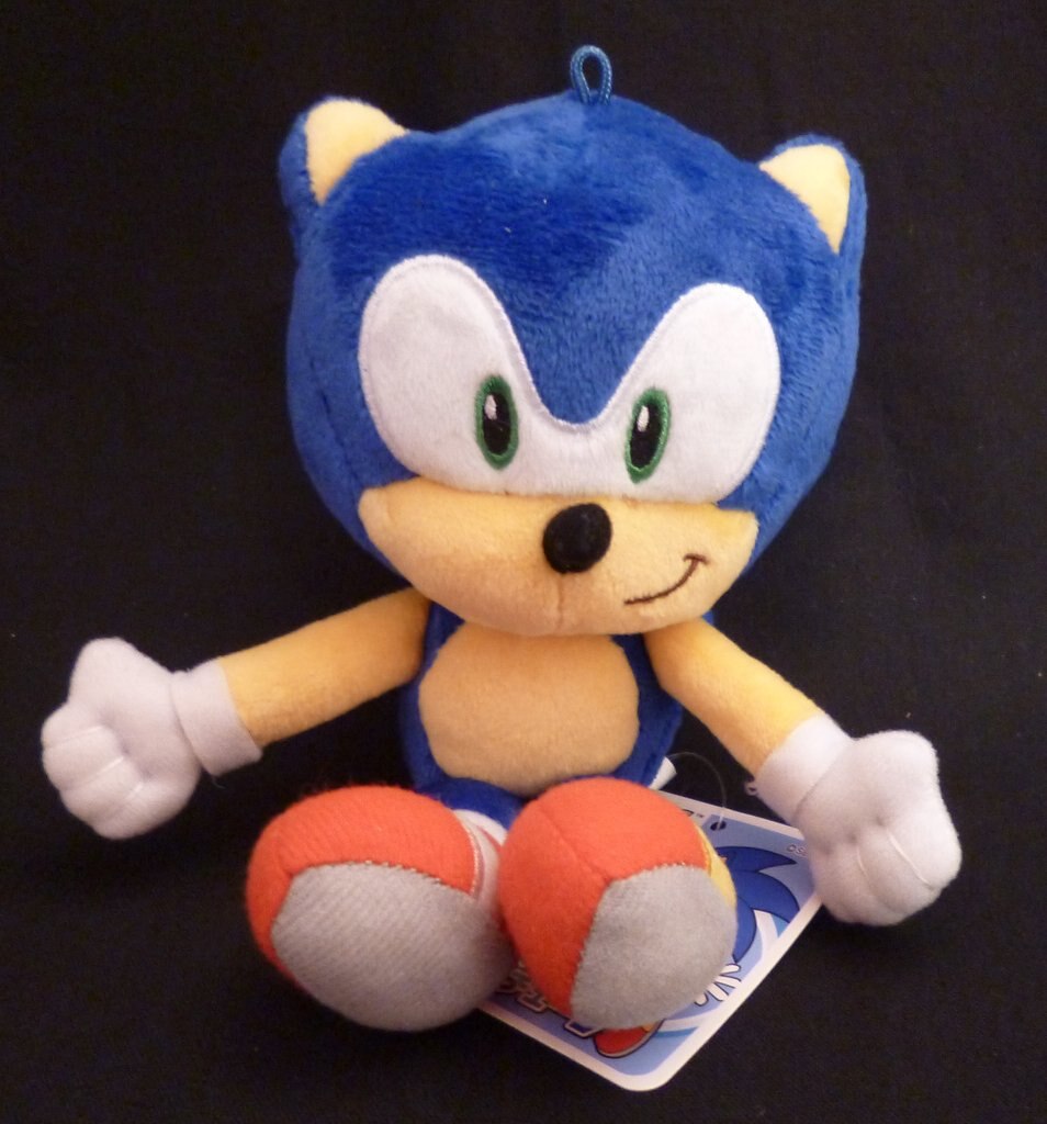 Collector Plush SK Japan 10.6 x 4.5 x 5.7" F/S NEW Sonic The Hedgehog Plush S 