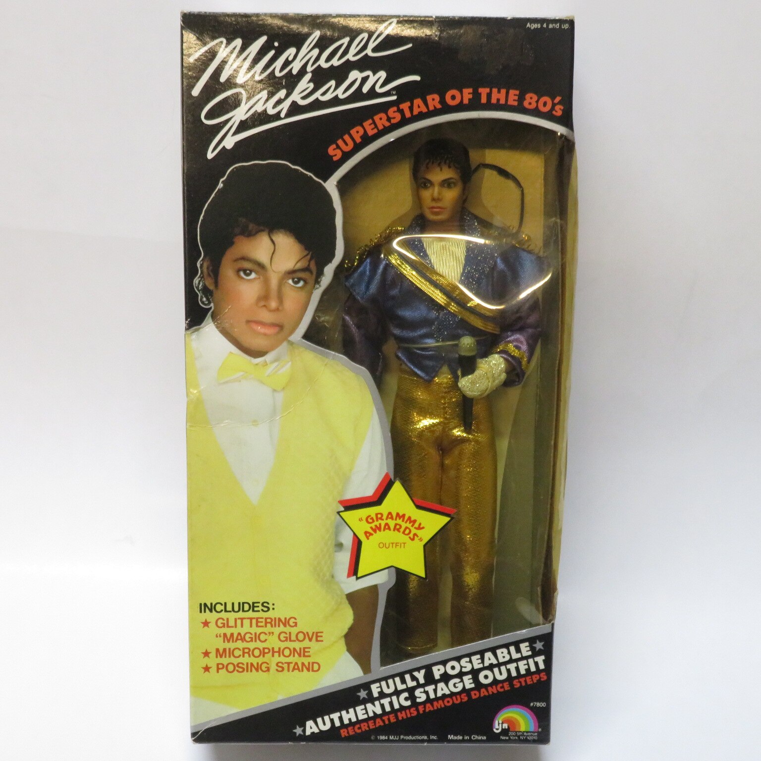 LJN Toys SUPERSTAR OF THE 80S Michael Jackson(GRAMMY AWARDS