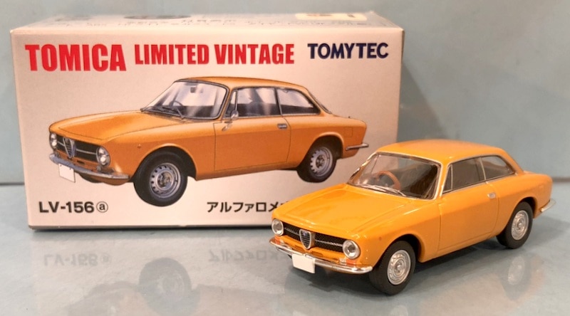TOMYTEC【LV-156a】トミカリミテッドビンテージ アルファロメオ GT1600 ジュニア(オレンジ)