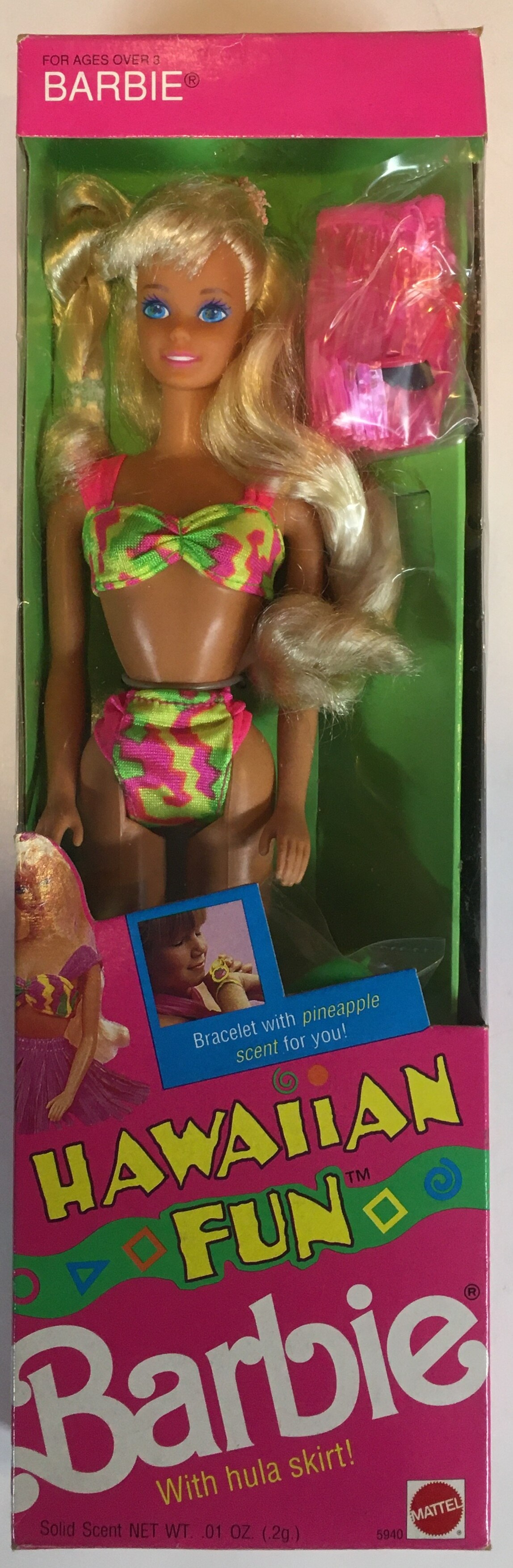 Hawaiiで購入したビンテージのバービー人形 80s 超美品 - 人形
