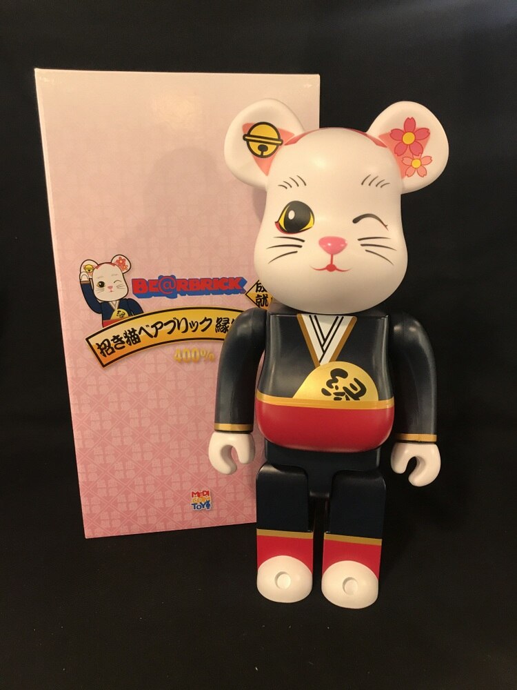 BE@RBRICK 招き猫 縁結び 舞妓 / 巫女 400％ - キャラクターグッズ