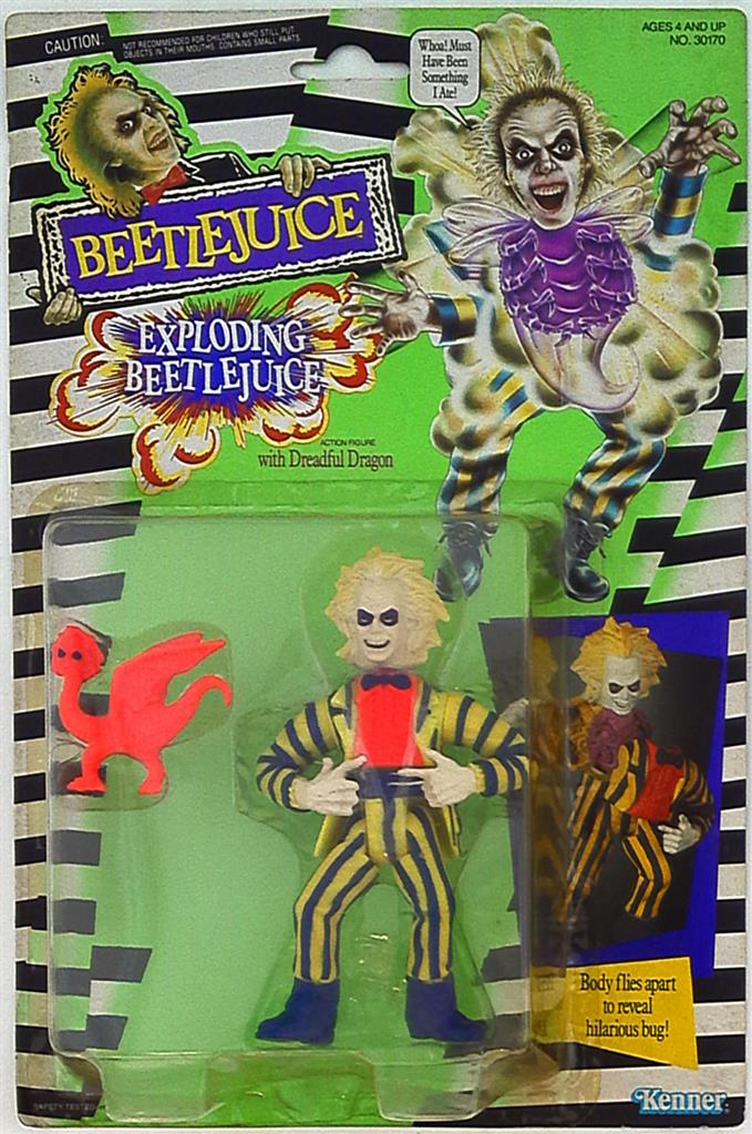 kenner beetle juice exploding beetlejuice 30170