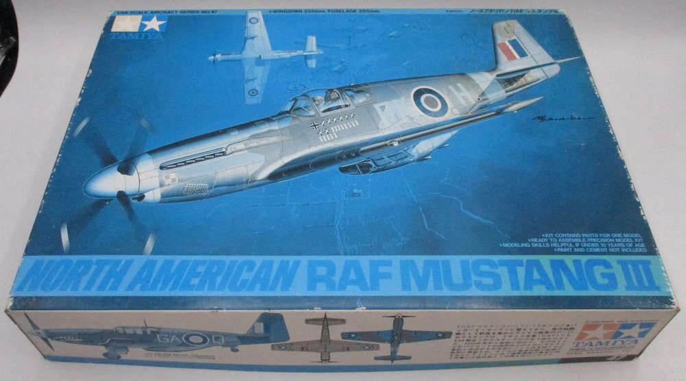 タミヤ 1/48エアクラフトシリーズ ノースアメリカン RAFマスタングIII