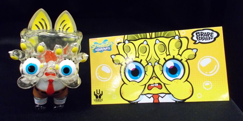 GRAPE BRAIN×UNBOX INDUSTRIES ジゴクネコおにぎり SPONGE BOB 頭