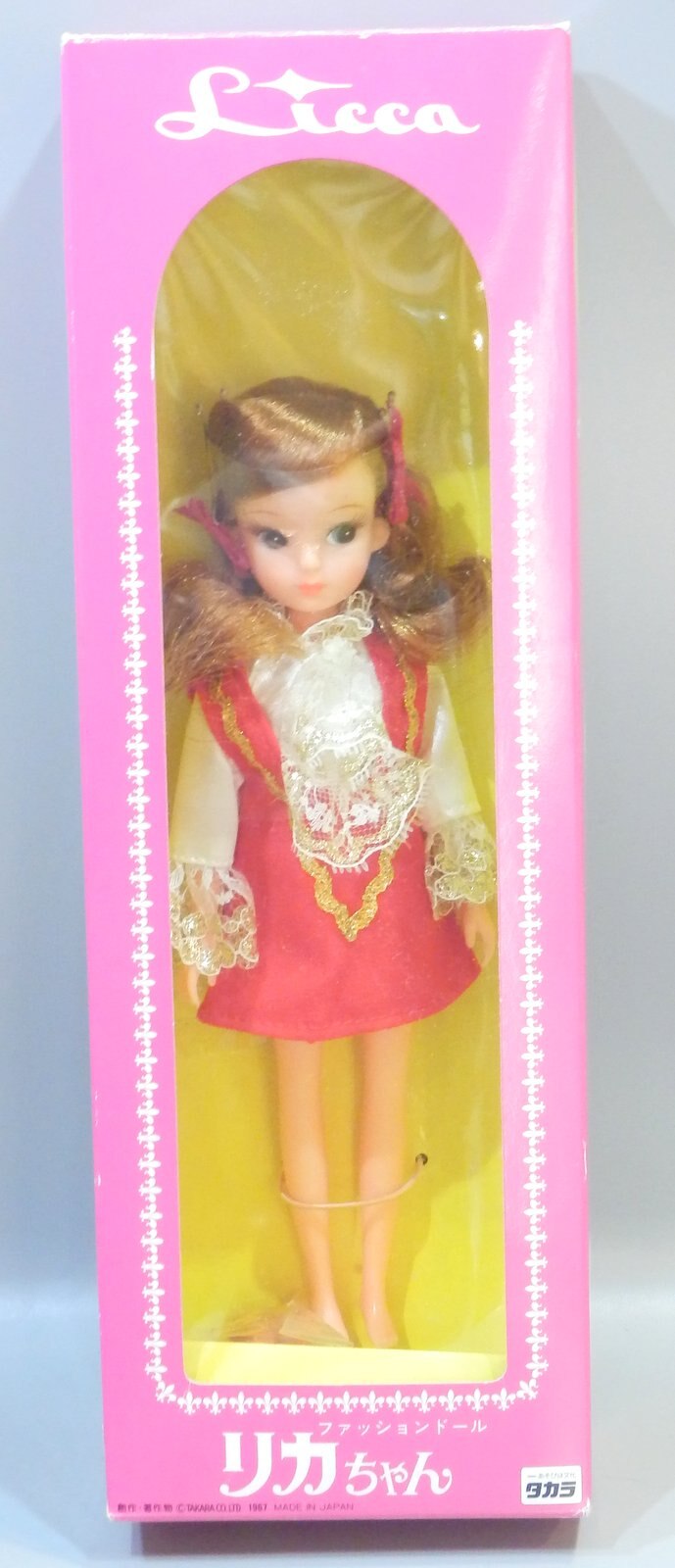品 タカラ 25周年記念 1967初代リカちゃん 復刻版 - 人形 