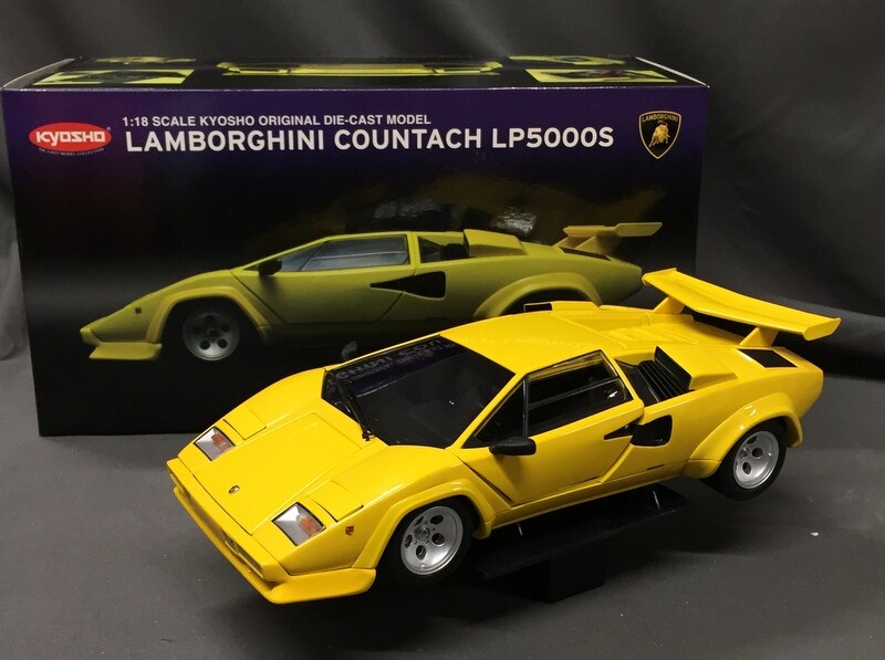 京商 1/18 ランボルギーニ カウンタック LP５０００S イエロー - ミニカー