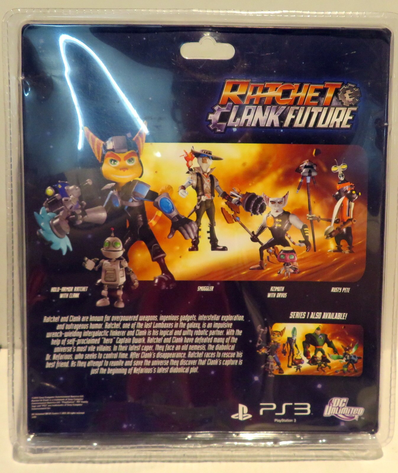 collector action figure series 2 holo-armor ratchet with clank