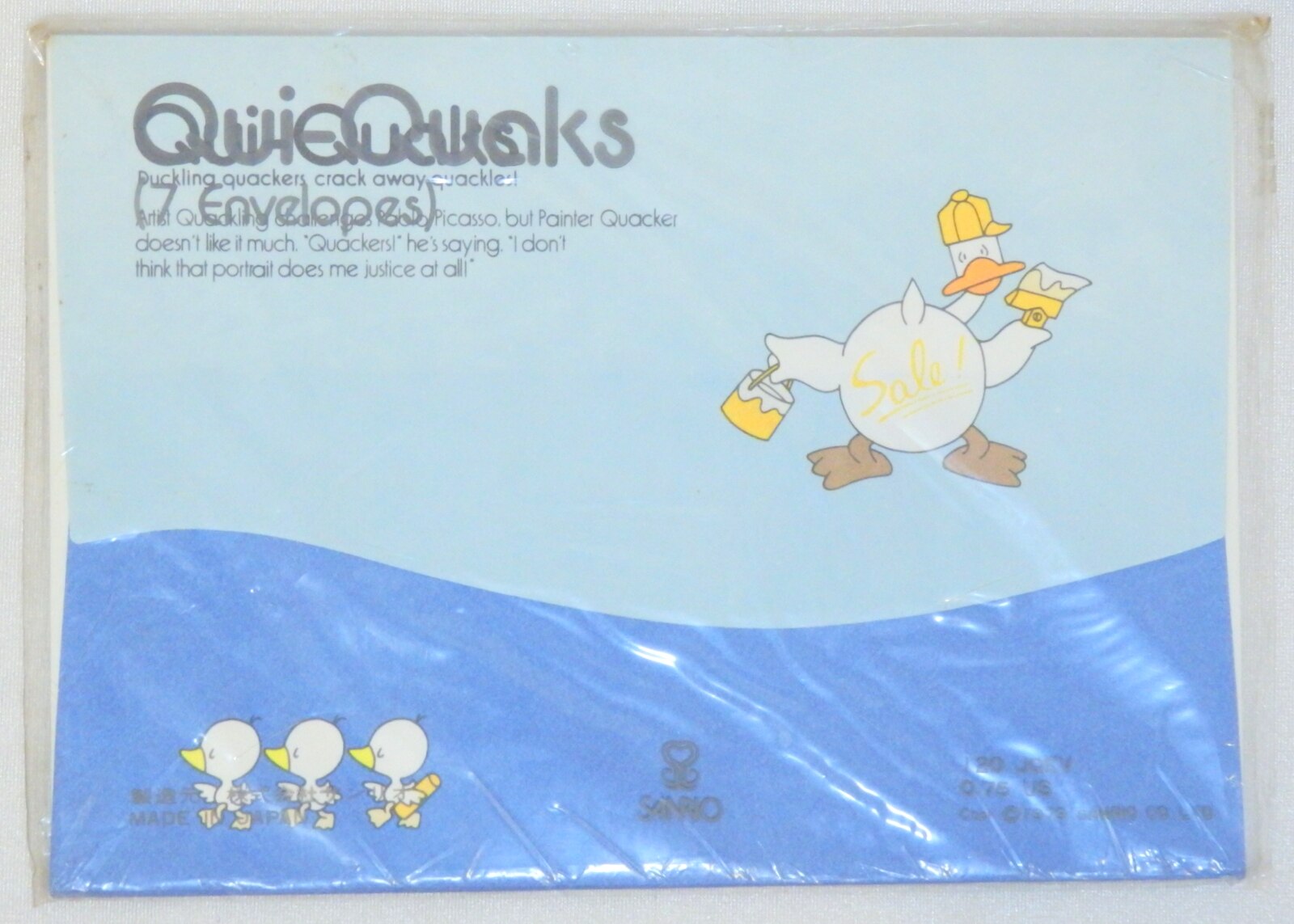 最高の品質 昭和レトロ1979's サンリオ QUI-QUAKS クイックワックス ステッカー