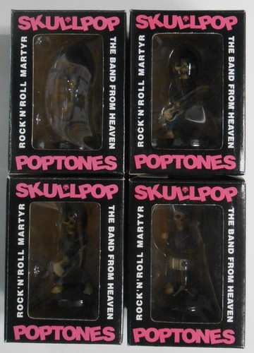 SKULLPOP POPTONES 【ラモーンズ風 全4種セット】開封 箱傷み