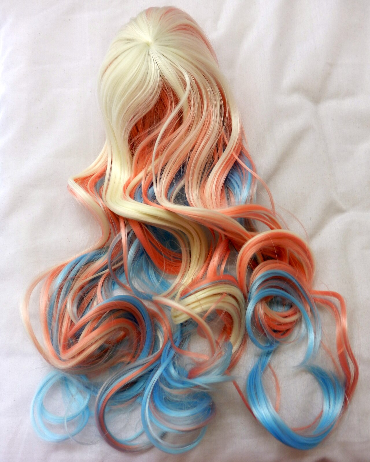 mandarake | wig for sd size doll 【yumekawa tricolor color long