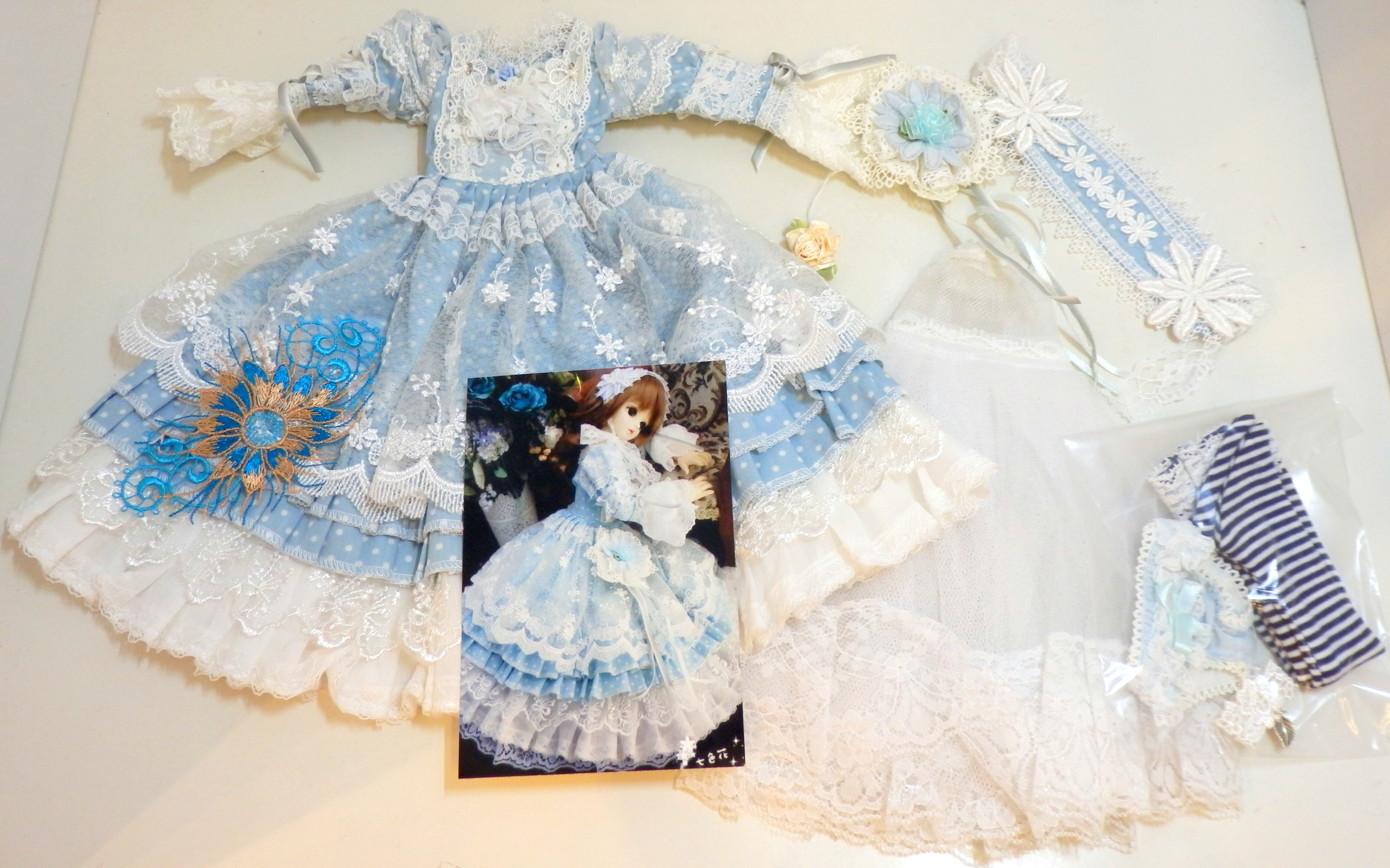 Msdサイズ ドール衣装 七色 花 さま製 花レースドレスセット まんだらけ Mandarake