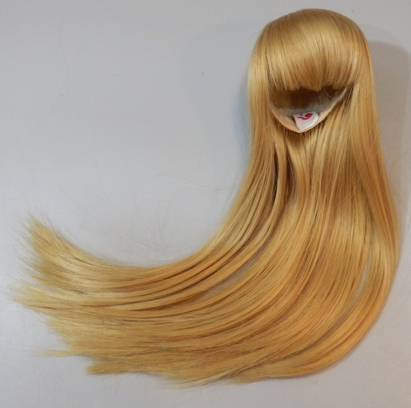 ドールウィッグ 中古ひめかずら ロングストレート 前髪ぱっつん ベージュブロンド Msサイズ まんだらけ Mandarake