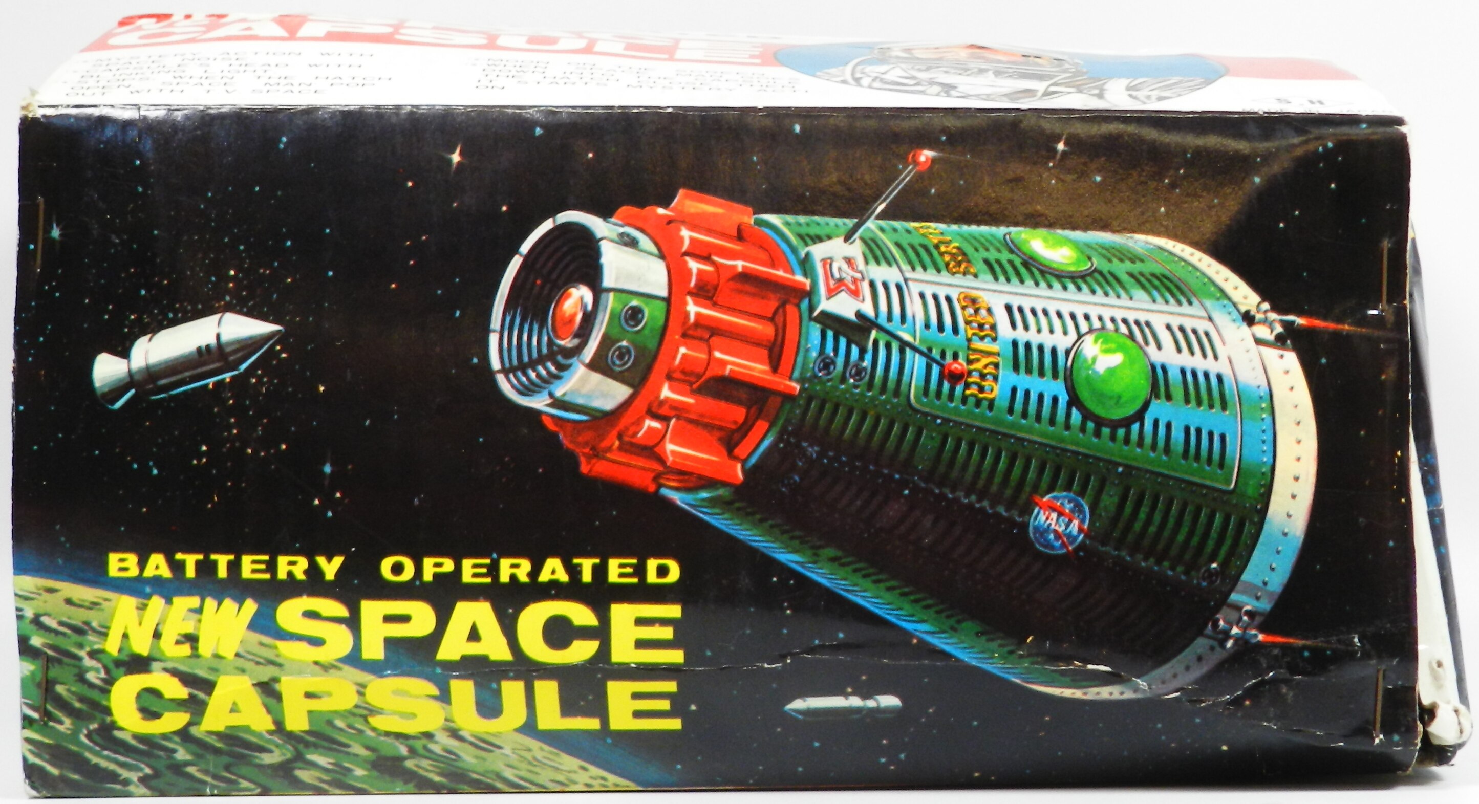 ブリキ　おもちゃ　堀川玩具　アポロ　宇宙船　スペースカプセル　フレンドシップ-7