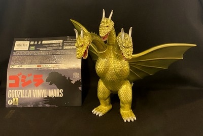 メディコム・トイ GODZILLA VINYL WARS EX マーミット キングギドラ ゴールドカラー