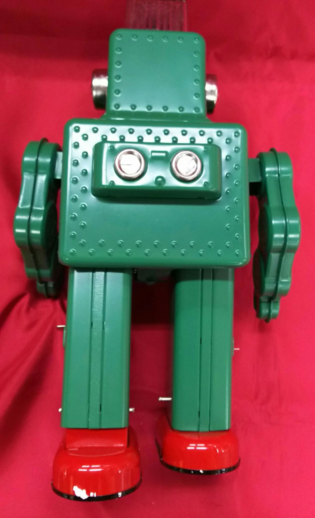 HAHATOY 復刻電動ブリキロボット スモーキングスペースマン
