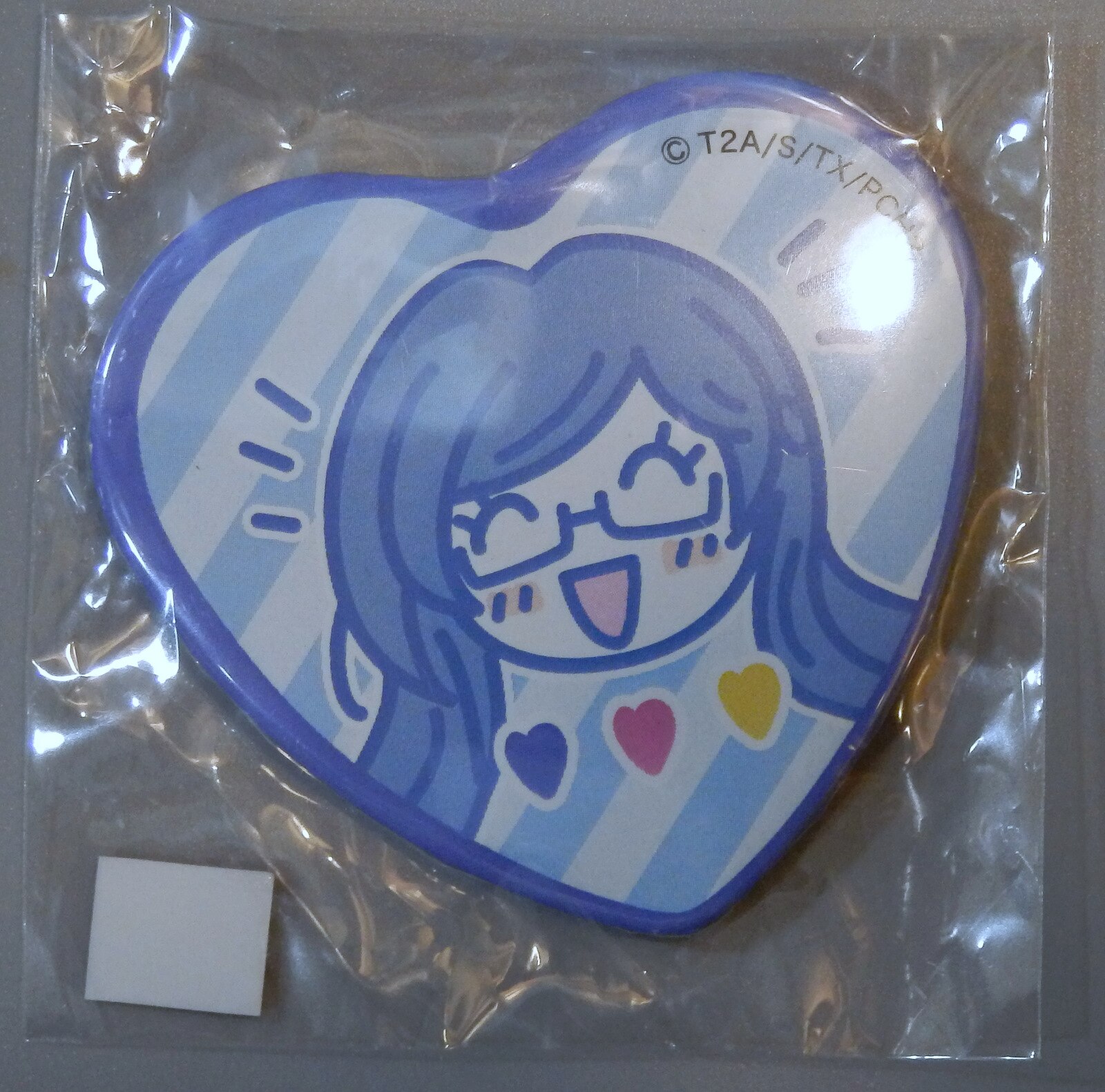プリズムストーンカフェ キラッとプリ チャン かわいいシール柄ハート缶バッジ 青葉りんか まんだらけ Mandarake