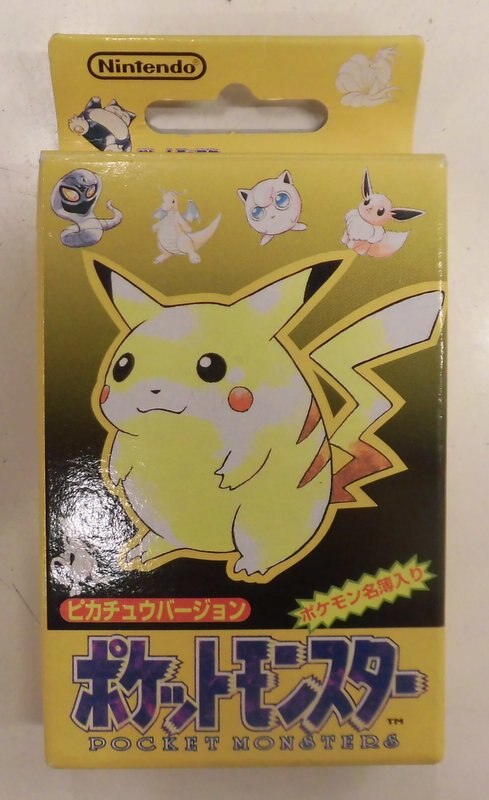 任天堂 ポケモン名簿入りトランプ ポケットモンスター ピカチュウバージョン まんだらけ Mandarake