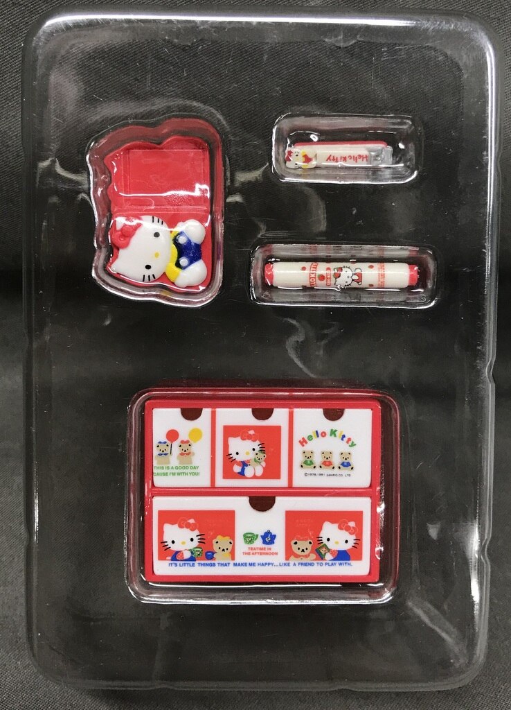 はっぴぃえんど サンリオビンテージミニ2 キティ 小物入れセット 