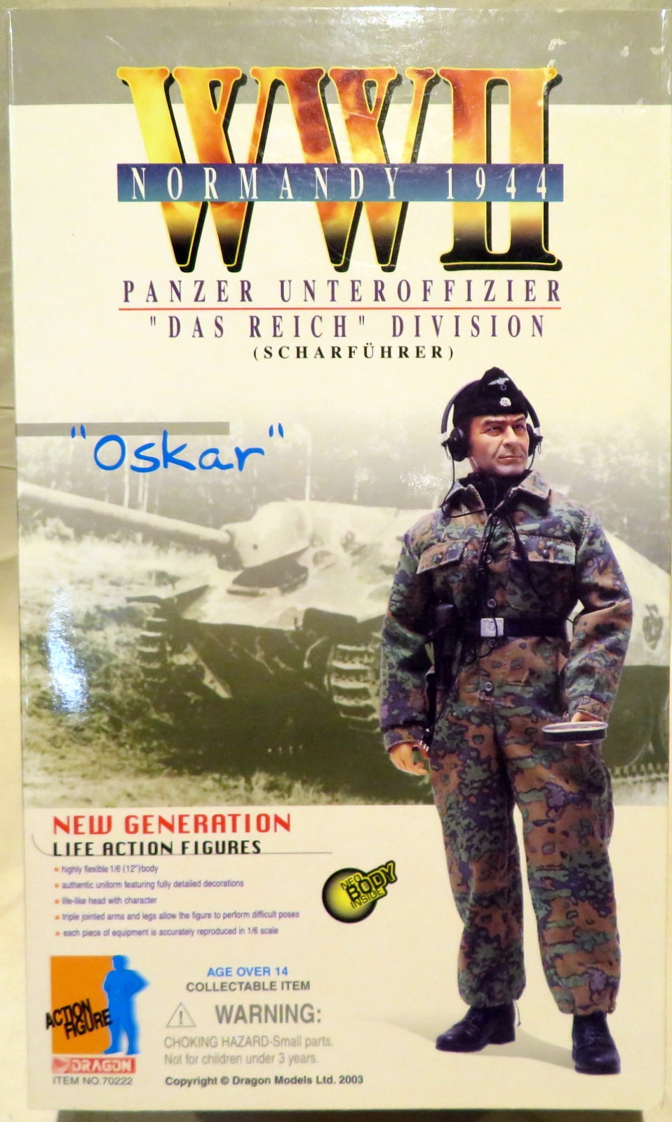DRAGON NEW GENERATION LIFE ACTION FIGURES WWⅡ NORMANDY 1944