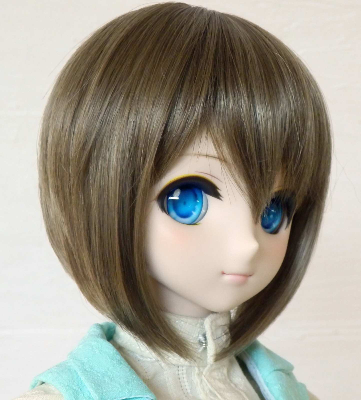 Heat Resistant Doll Wig Himekazura 41k L Low Front Bob Ash Brown L Mandarake Online Shop