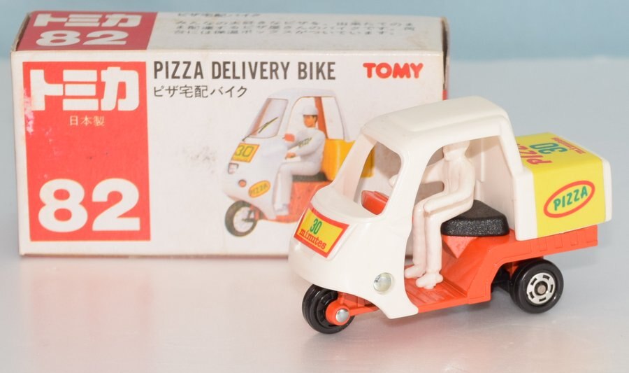 トミー トミカ赤箱中国製 ピザ宅配バイク 2 1 まんだらけ Mandarake