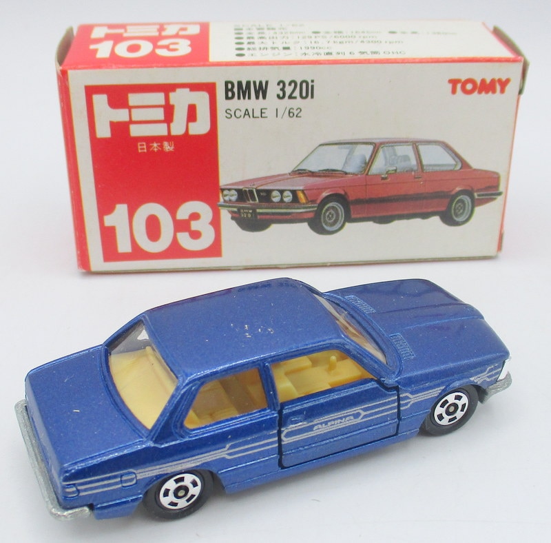 トミカ　赤箱　No.103 BMW 320i　日本製