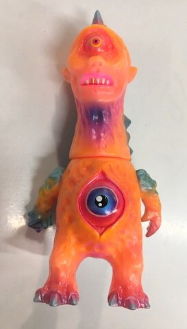 CHOKE HAZARD TOXIC CYCLOPS (orange molded / RAMPAGE TOYS PAINT Ver